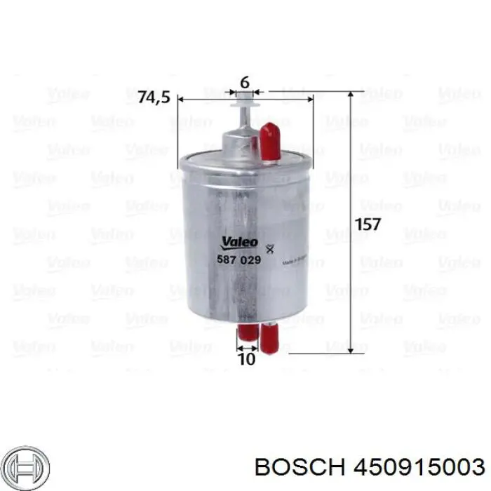 450915003 Bosch топливный фильтр