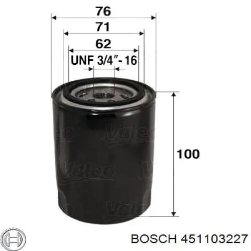 Купить 451103227 Bosch Фильтр центробежный очистки масла