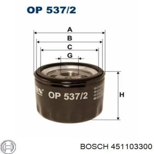 Купить 451103300 Bosch Фильтр центробежный очистки масла