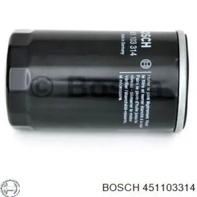 451103314 Bosch масляный фильтр