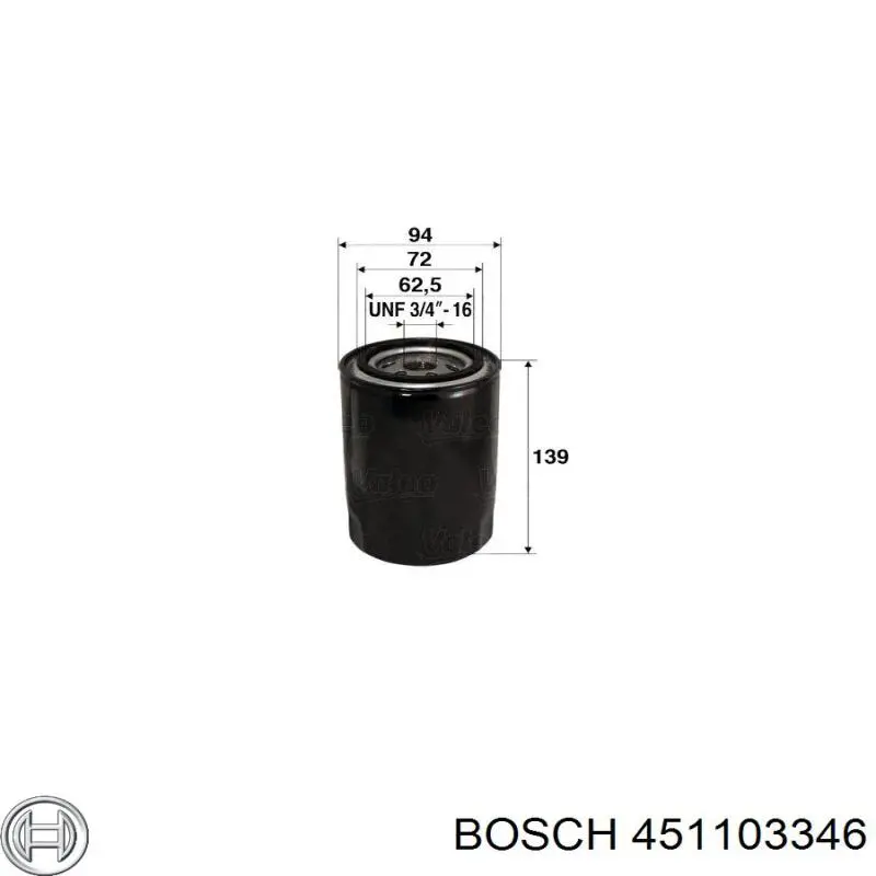 Купить 451103346 Bosch Фильтр центробежный очистки масла