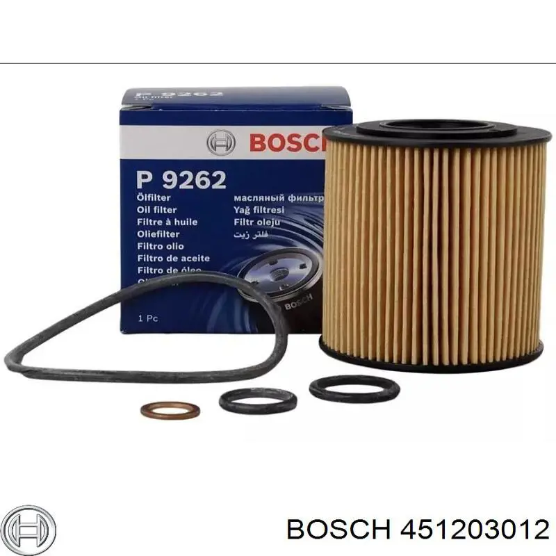 Filtro de aceite 451203012 Bosch