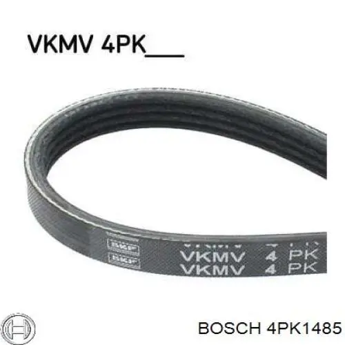 Клиновый ремень Bosch 4PK1485 цена, от 8.19 USD
