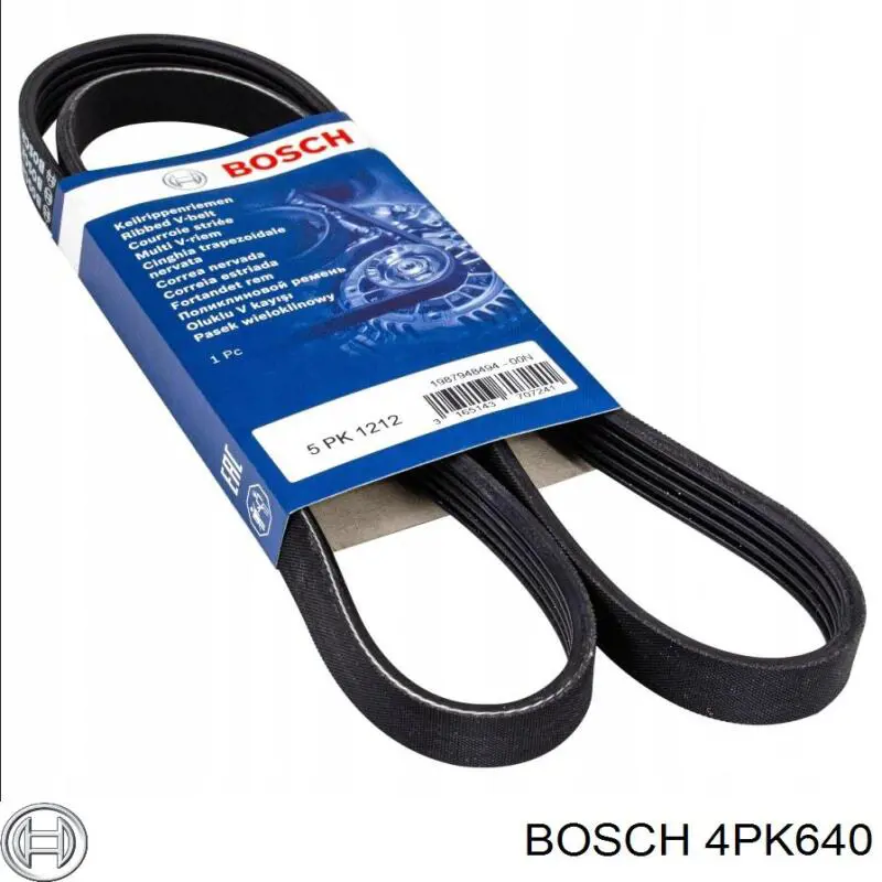 4PK640 Bosch ремень генератора