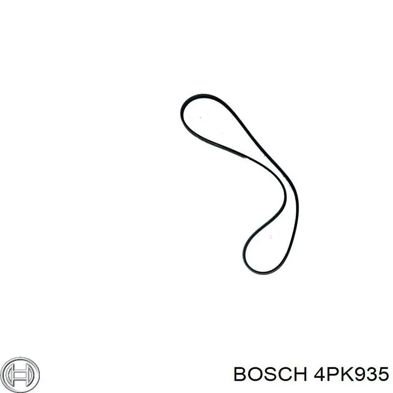4PK935 Bosch ремень генератора