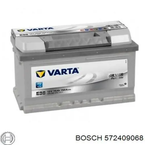 Купить Купить Аккумулятор Bosch Емкость 74А/ч Напряжение 12В 572409068