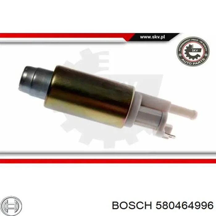 Насос топливный Bosch 580464996 цена, от 29.86 USD