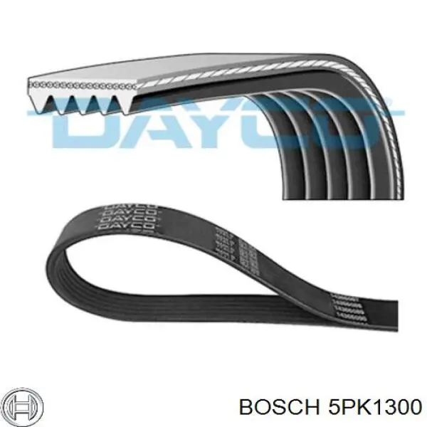 Клиновый ремень Bosch 5PK1300 цена, от 11.76 USD