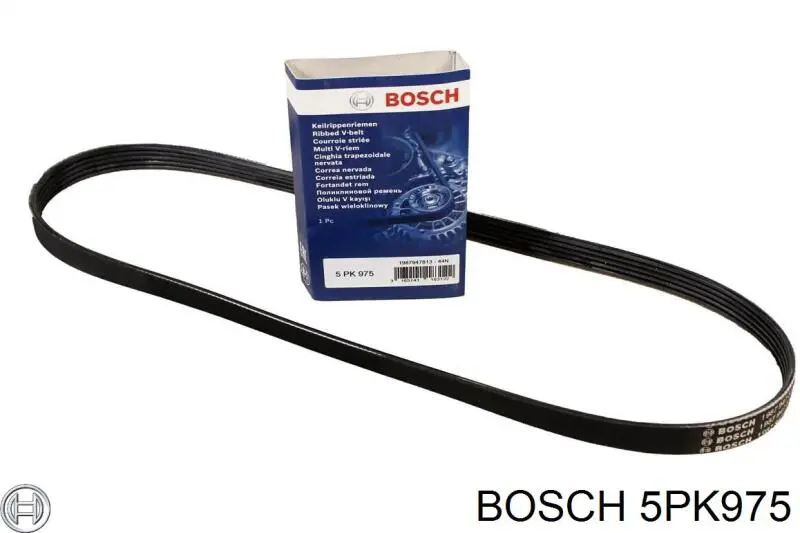 Клиновый ремень Bosch 5PK975 цена, от 5.97 USD