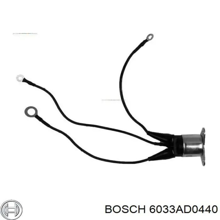 6033AD0440 Bosch relê retrator do motor de arranco