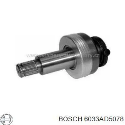 6033AD5078 Bosch roda-livre do motor de arranco