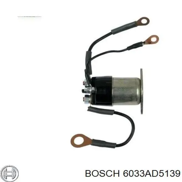 6033AD5139 Bosch relê retrator do motor de arranco
