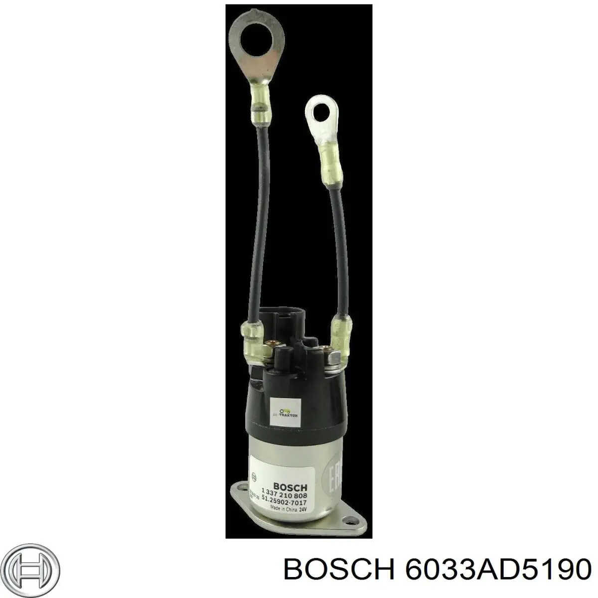 6033AD5190 Bosch relê retrator do motor de arranco