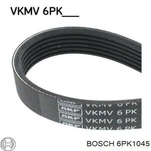 Купить 6PK1045 Bosch Ремень генератора