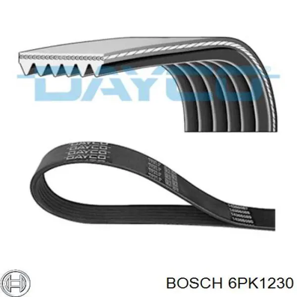 Ремень генератора 6PK1230 Bosch