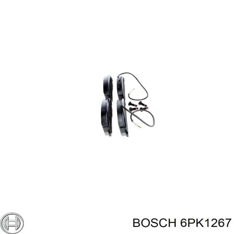 Клиновый ремень Bosch 6PK1267 цена, от 12.66 USD
