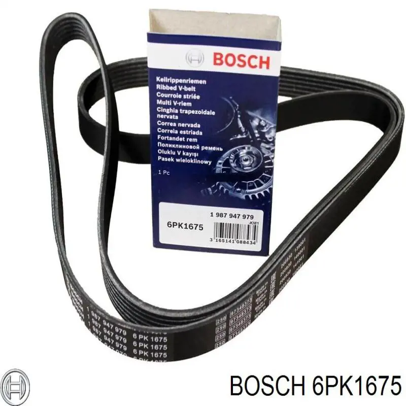 6PK1675 Bosch Поликлиновый ремень