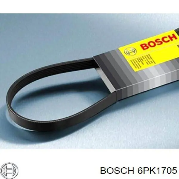 6PK1705 Bosch ремень генератора