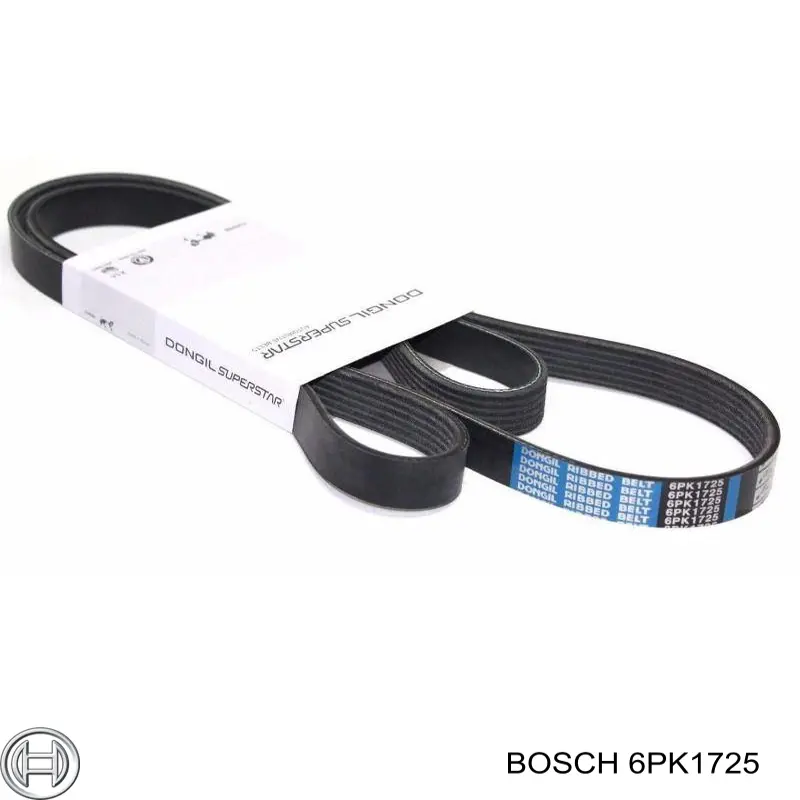 Купить 6PK1725 Bosch Ремень генератора