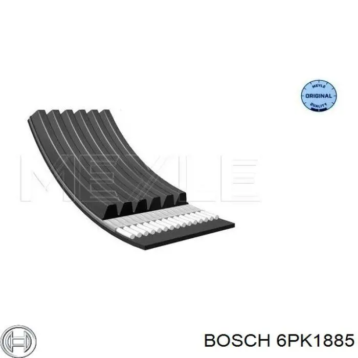 Клиновый ремень Bosch 6PK1885 цена, от 10.13 USD