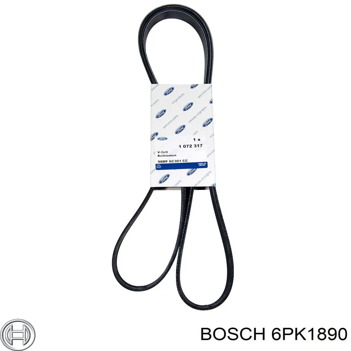 Клиновый ремень Bosch 6PK1890 цена, от 16.45 USD