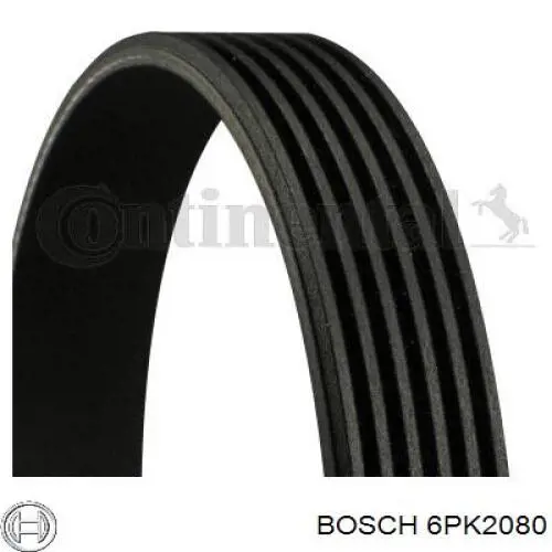 Купить 6PK2080 Bosch Ремень генератора