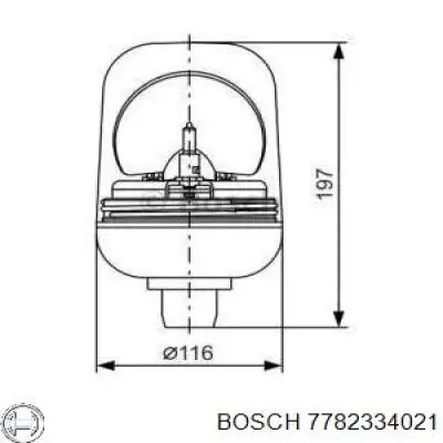 Проблесковый маяк BOSCH 7782334021