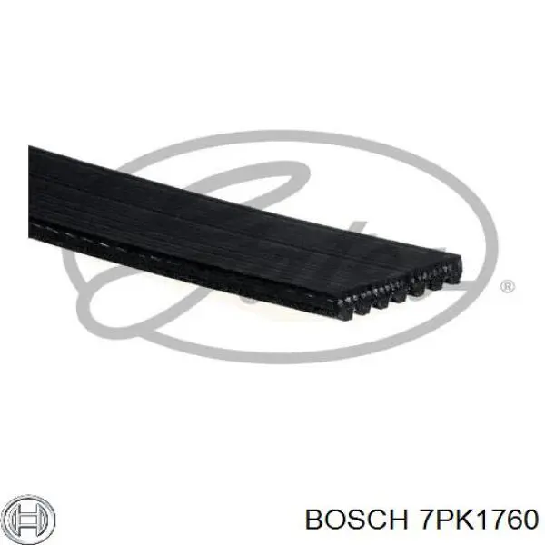 Ремень генератора 7PK1760 Bosch