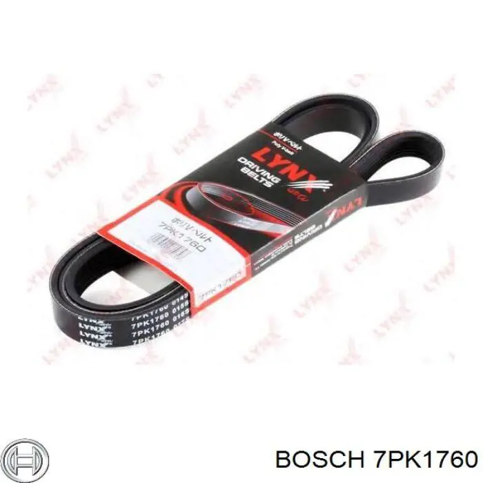 7PK1760 Bosch Поликлиновый ремень