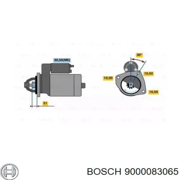 9000083065 Bosch стартер