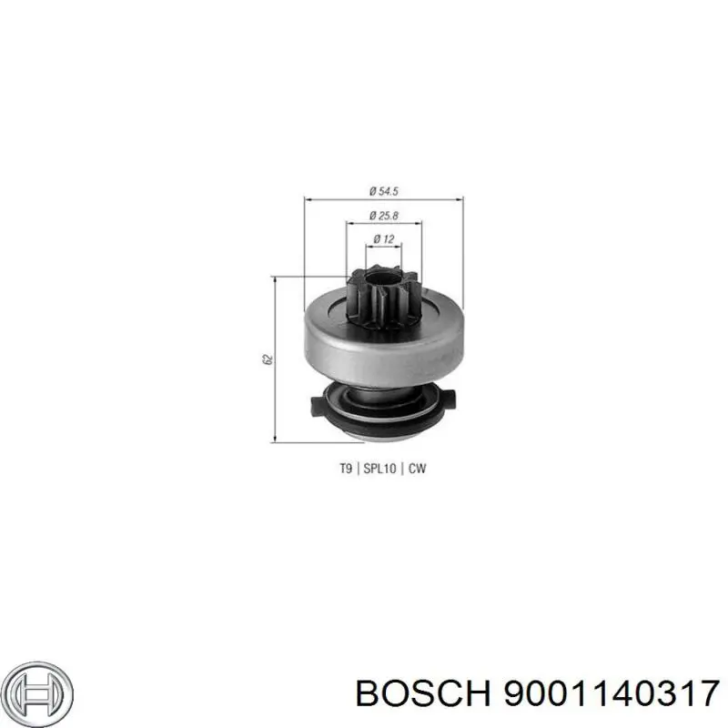  Бендикс Bosch 9001140317 цена, от 12.78 USD