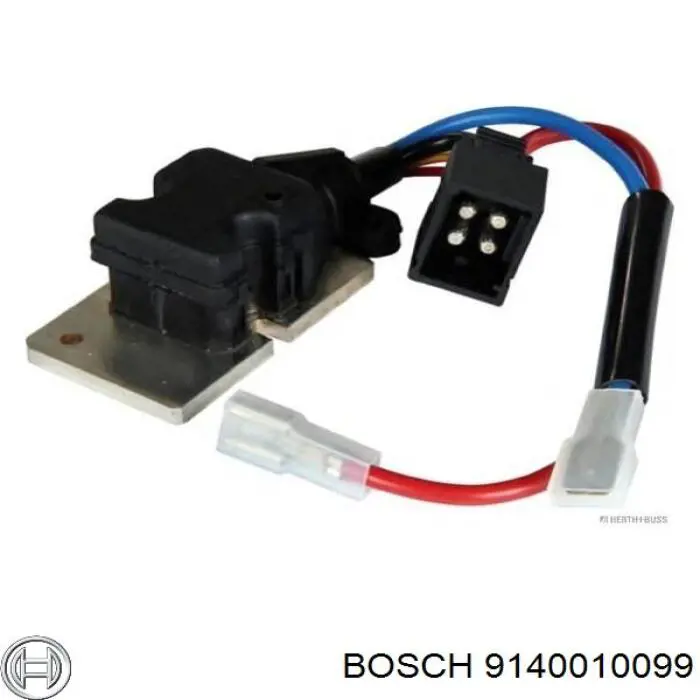 Резистор (сопротивление) вентилятора печки (отопителя салона) Bosch 9140010099