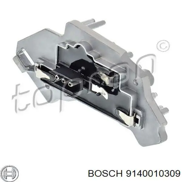 9 140 010 309 Bosch резистор (сопротивление вентилятора печки (отопителя салона))