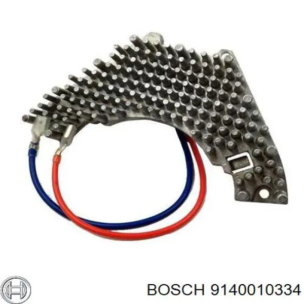 9140010334 Bosch резистор (сопротивление вентилятора печки (отопителя салона))