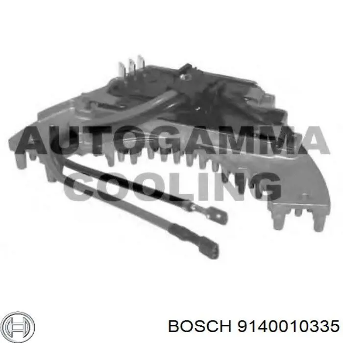 Купить 9140010335 Bosch Регулятор оборотов вентилятора печки