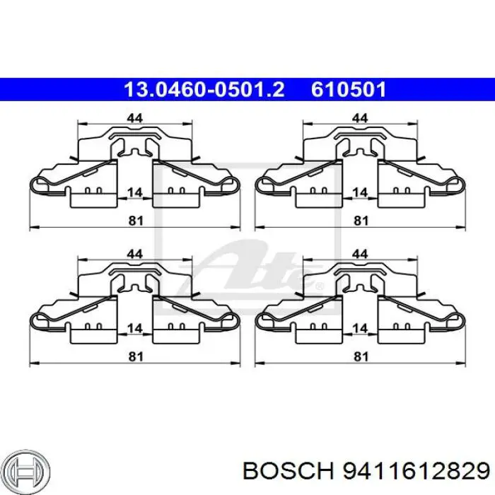 Купить 9411612829 Bosch Нагнетательный клапан ТНВД