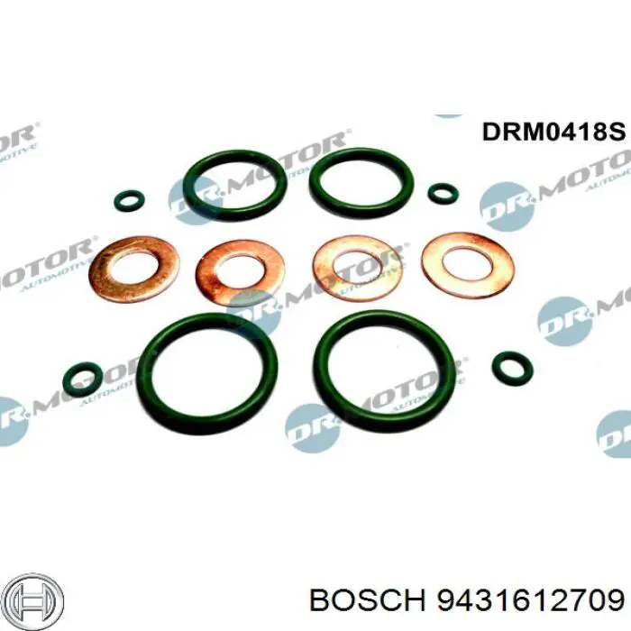 Уплотнитель форсунок Bosch 9431612709 цена, от 1.62 USD