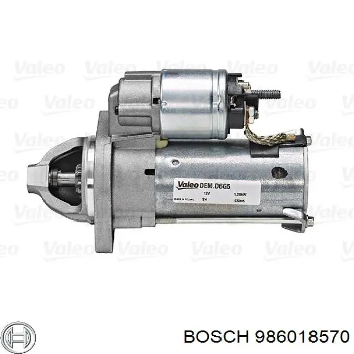 Стартер 986018570 Bosch