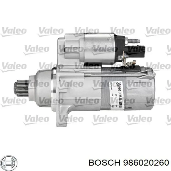 986020260 Bosch Стартер автомобиля