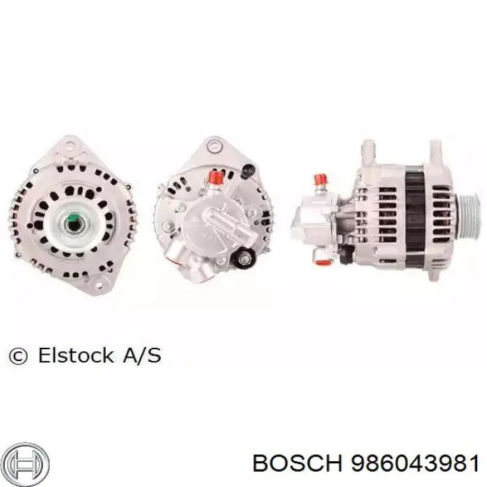 Автомобильный генератор Bosch 986043981 цена, от 145.48 USD