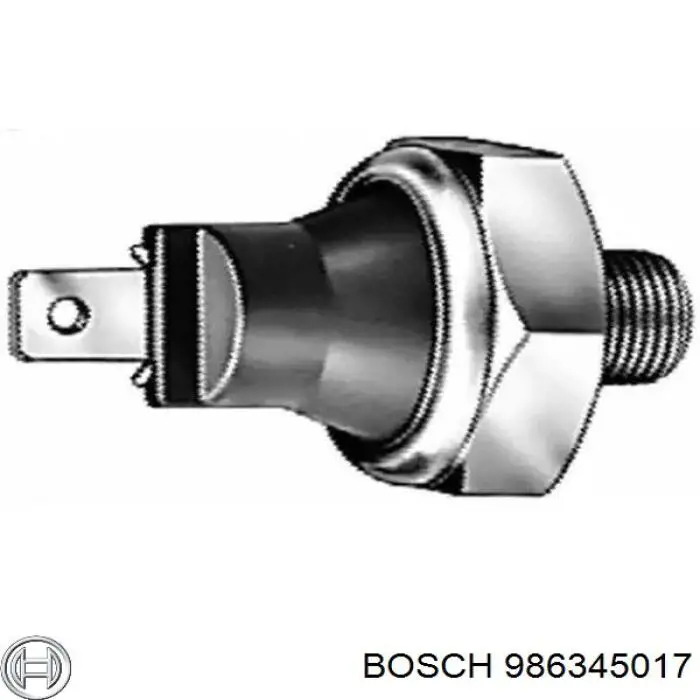 Датчик тиску масла 986345017 Bosch