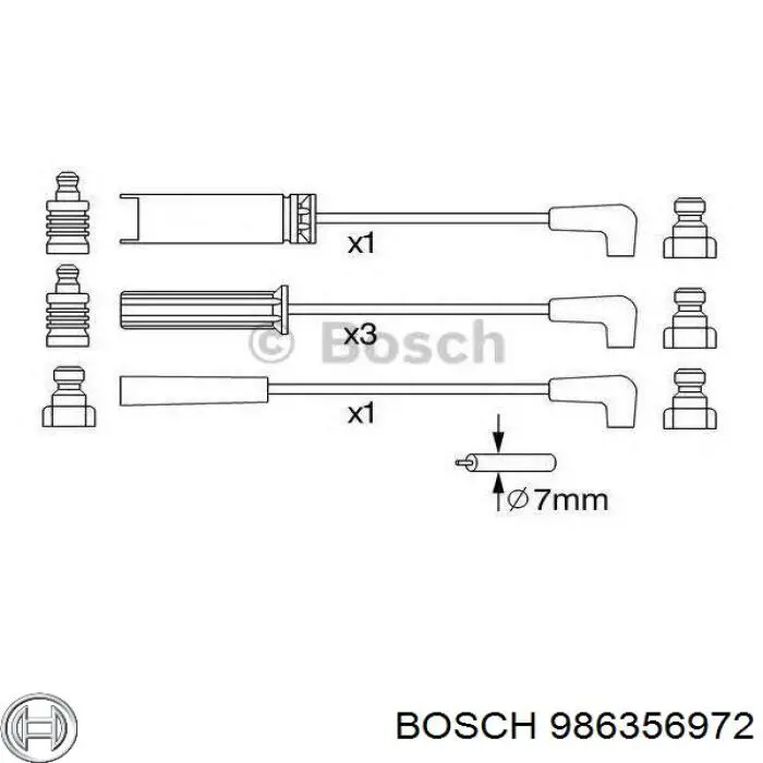 986356972 Bosch высоковольтные провода