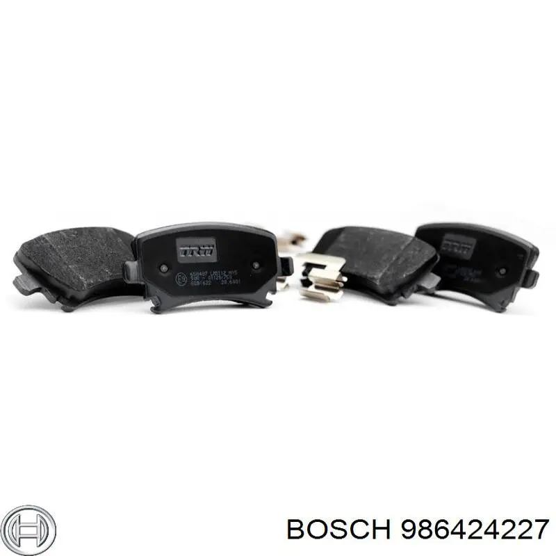 Купить 986424227 Bosch Колодки тормозные