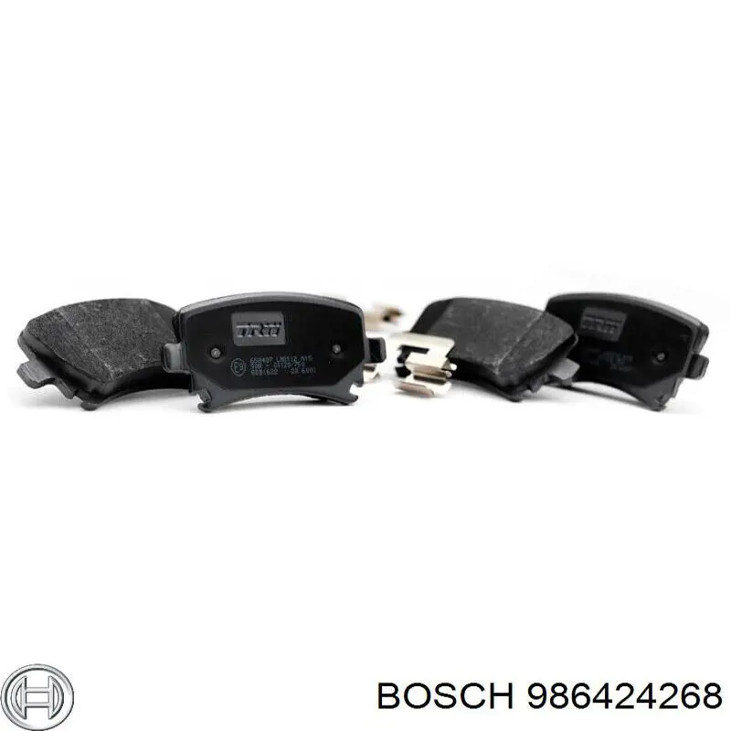 986424268 Bosch Колодки передние