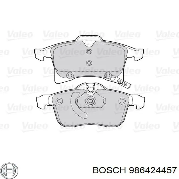 Колодки Bosch 986424457 цена, от 23.15 USD