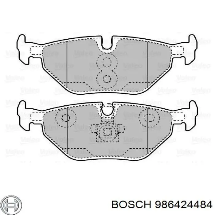 Колодки дисковые  Bosch 986424484 цена, от 26.59 USD