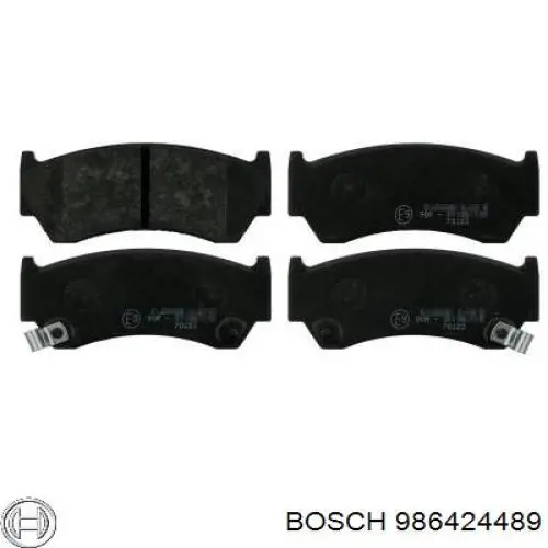 Тормозные колодки Bosch 986424489