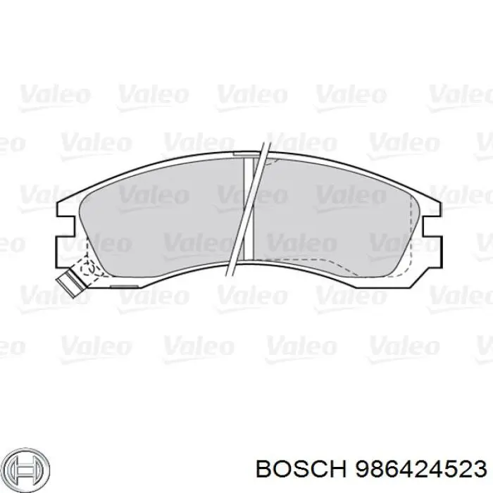 Колодки Bosch 986424523 цена, от 27.17 USD