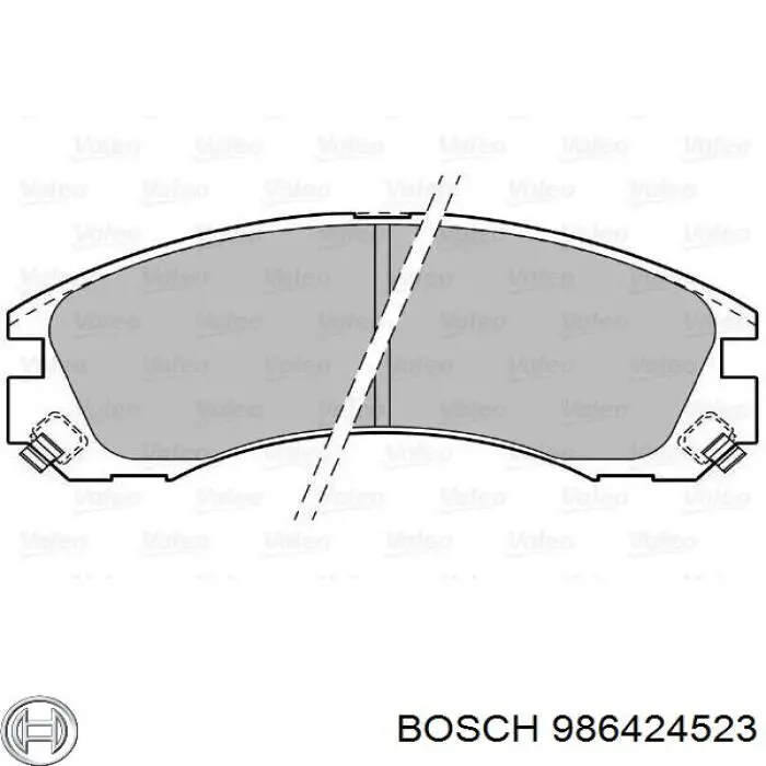 986424523 Bosch Колодки передние