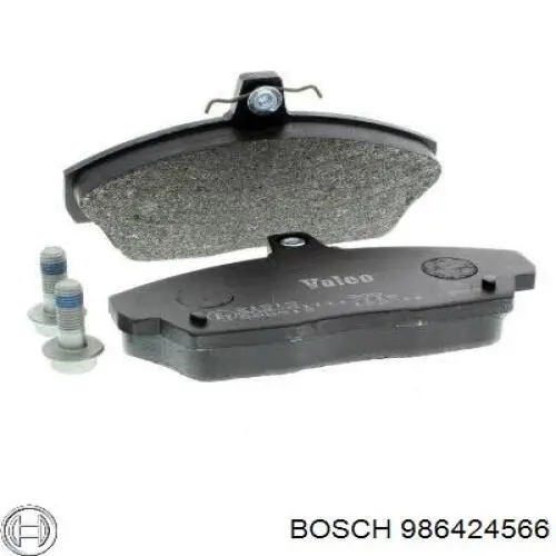 986424566 Bosch Колодки передние